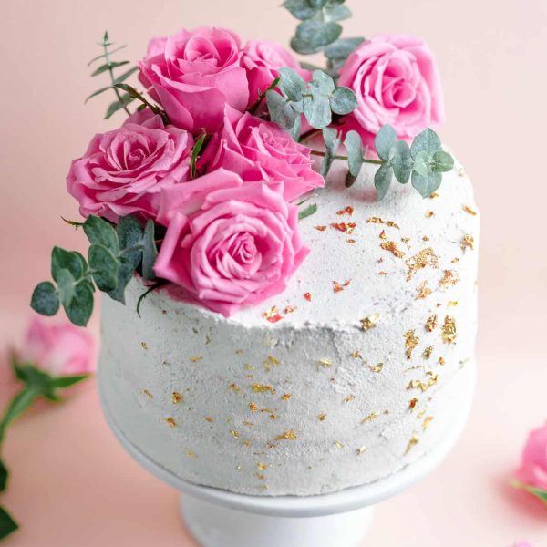 Wedding Cake With Deco On Plate.jpg